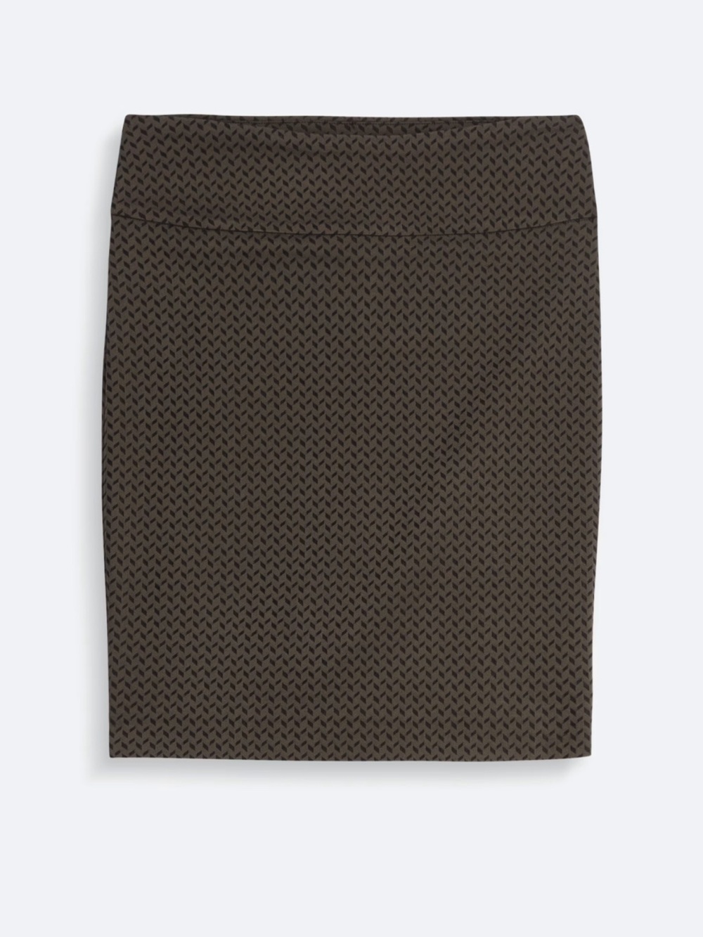 Margaret M Black Gray Textured Pencil Skirt